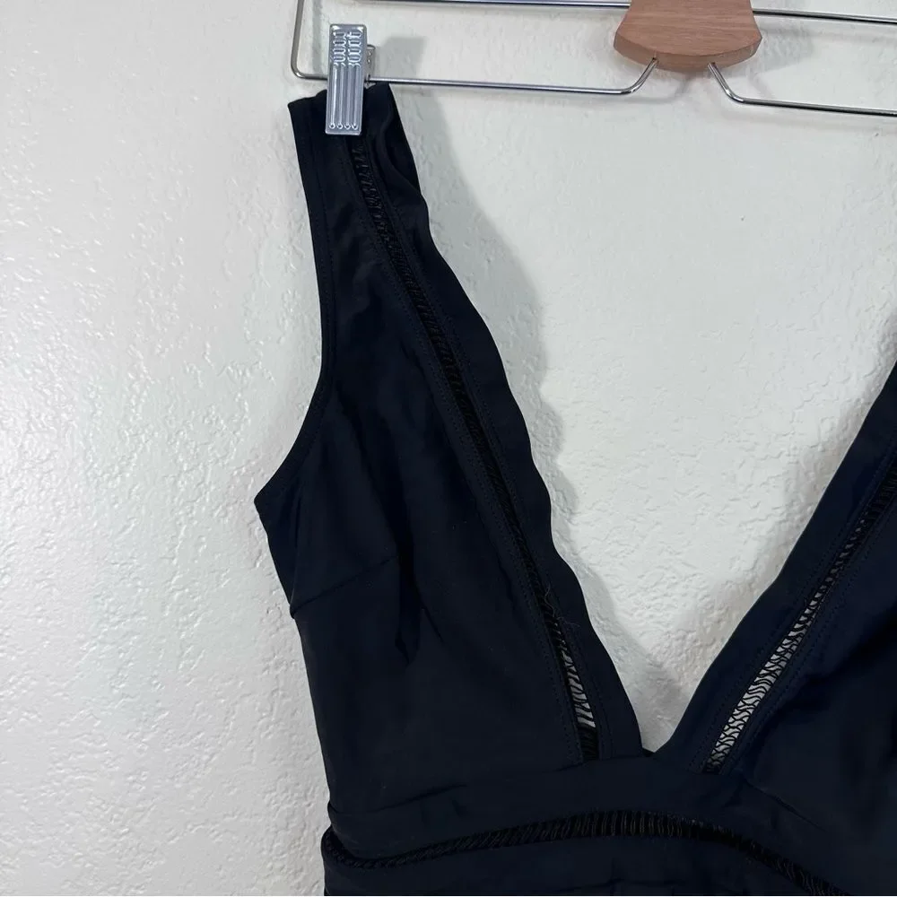 Ted Baker London Plunge One Piece Swimsuit